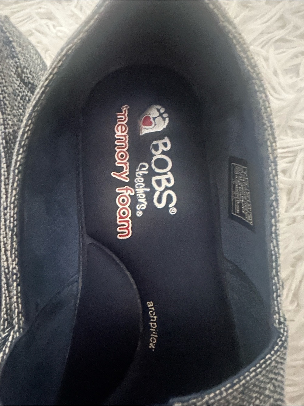 Skechers BOBS Slip-On flats in Denim Blue - Picture 5 of 5